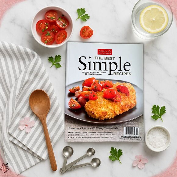 The Best Simple Recipes – America's Test Kitchen Cookbook, Softcover, Full Color - Picture 5 of 5